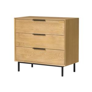 Commode en chêne massif et placage