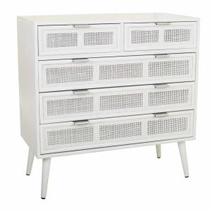 Commode en treillis blanc 80x39.5x81h