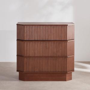 Commode haute 3 tiroirs L102