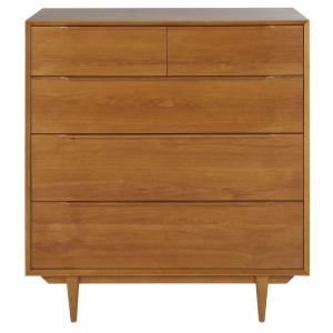 Commode haute vintage 5 tiroirs L100