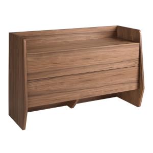 Commode Moderne en Noyer Naturel