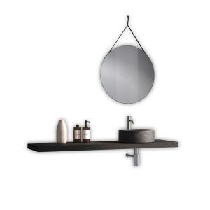 Composition de salle de bain 3 pièces en MDF anthracite