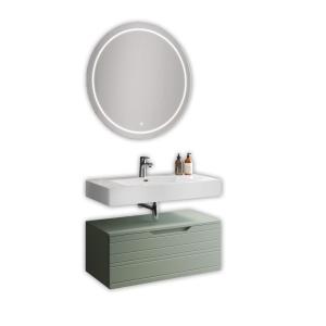 Composition de salle de bain 3 pièces en MDF vert sauge