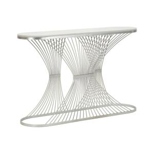 Console 120x35h79 cm, Argent