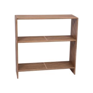 Console 2 niveaux   85 cm bois naturel en teck