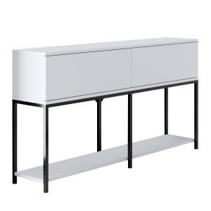 Console 2 portes abattantes L150 cm - Multicolore