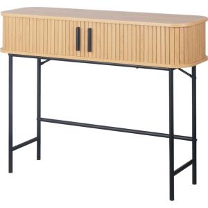 Console 2 portes effet Chêne 100 cm