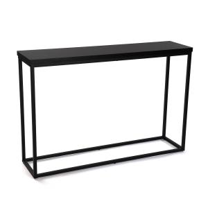 Console 80 x 30 x 120 cm, noir