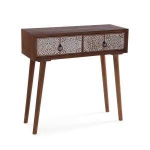 Console 80 x 30 x 80 cm, brun