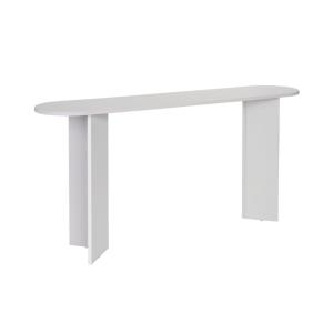 Console avec deux pieds L150 cm - Blanc