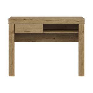 Console bureau 1 tiroir stratifiés beige