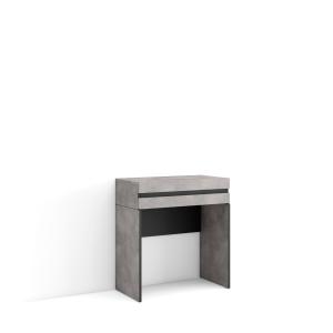 Console d´entrée effet bois ciment 70x35x75cm