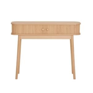 Console décor bois naturel 100 cm