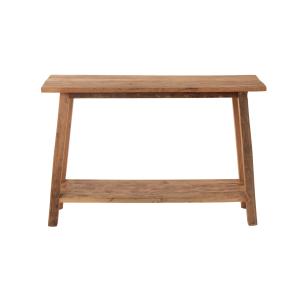 Console double plateau en bois recyclé L120 naturel