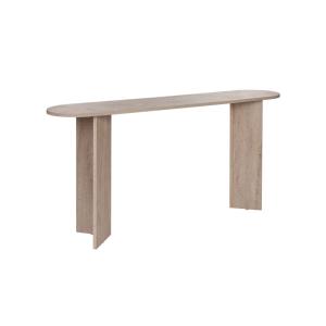 Console en bois beige 150 x 35 x 75 cm