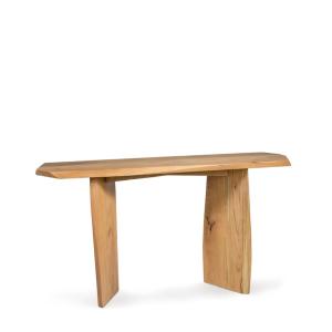 Console en bois beige L 150 cm