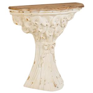 Console en bois blanc 82,5x32x83h