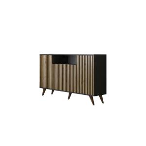 Console en bois bois, noir, pin atlantique