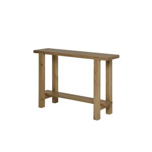 Console en bois couleur marron, 140 cm