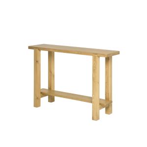 Console en bois couleur naturelle, 140 cm