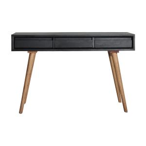 Console en bois de mindi noir,  120x45x80 cm