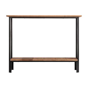 Console en bois de sapin brun clair 100x30x76 cm