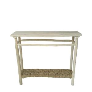 Console en bois de teck beige
