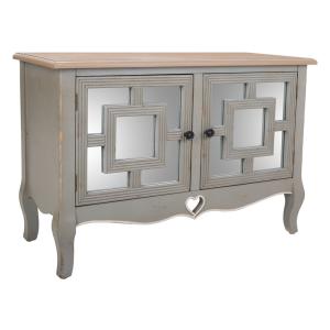 Console en bois gris 83x36x56,5h