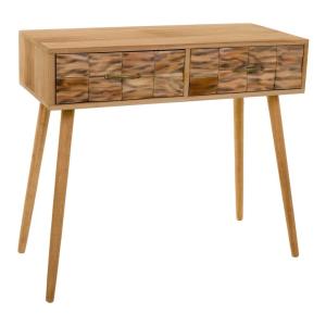 Console en bois marron 87x43x79h