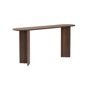 Console en bois marron foncé 150 x 35 x 75 cm