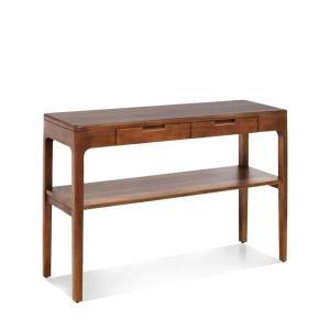 Console en bois marron L 120 cm