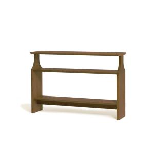 Console en bois massif couleur brun, 120 cm
