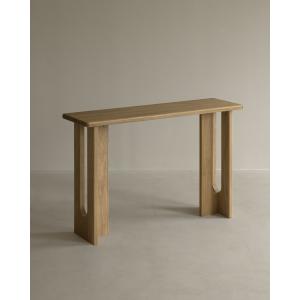 Console en bois massif de peuplier 120x33cm