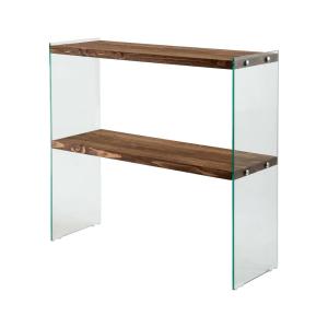 Console en bois massif noyer 90x30x80h cm