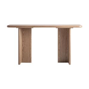 Console en bois mdf brun clair  en 150x40x81 cm
