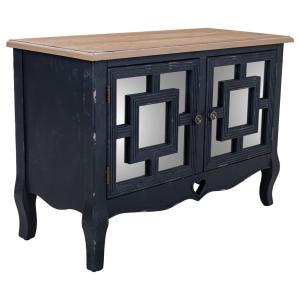 Console en bois noir 83x36x56,5h