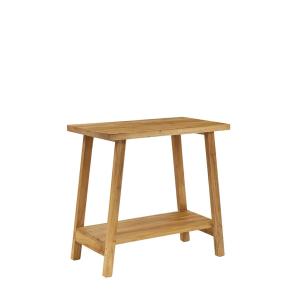 Console en en teck recyclé beige L 80 cm