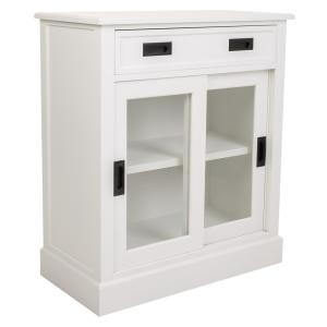 Console en MDF blanc 80x40x90,5h