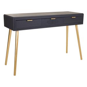 Console en MDF gris foncé 120x41x78h