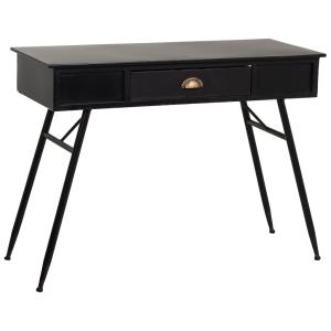 Console en métal noir 100x40x75h