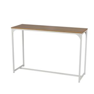 Console en panneaux de particules et métal beige