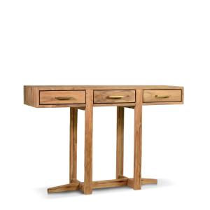 Console en teck recyclé beige L 130 cm