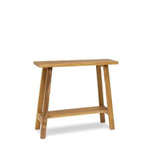Console en teck recyclé beige L 90 cm