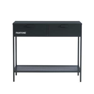 Console métal anthracite 100cm