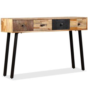 Console meuble de rangement marron 120 x 45 x 78 cm