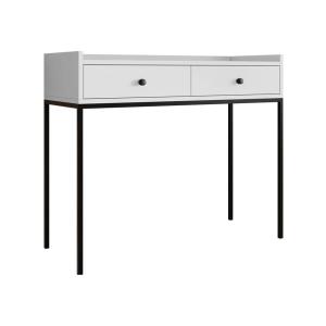 Console style contemporain 100 cm blanc