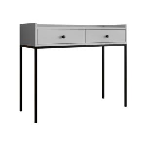 Console style contemporain 100 cm gris