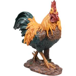 Coq en résine 20 x 12 x 23 cm