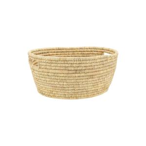 Corbeille à linge ovale en palmier