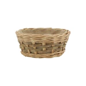 Corbeille à pain en osier et jute